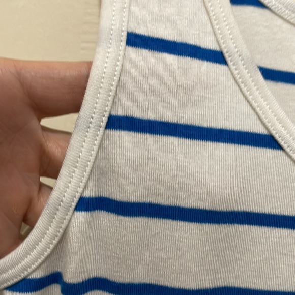 Cynthia Rowley striped tank top (sz XL) - Picture 4 of 7
